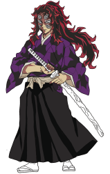 How to draw Kokushibo step by step , Demon Slayer art ... - Step 38