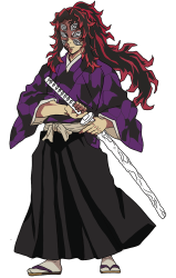 How to draw Kokushibo step by step , Demon Slayer art ... - Step 39