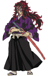 How to draw Kokushibo step by step , Demon Slayer art ... - Step 40