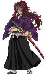 How to draw Kokushibo step by step , Demon Slayer art ... - Step 41