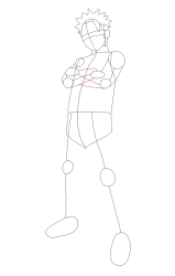how to draw Naruto Uzumaki step by step || naruto drawing ... - Step 10