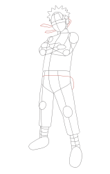 how to draw Naruto Uzumaki step by step || naruto drawing ... - Step 12