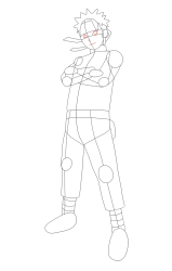 how to draw Naruto Uzumaki step by step || naruto drawing ... - Step 13