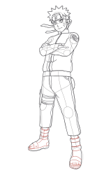 how to draw Naruto Uzumaki step by step || naruto drawing ... - Step 27