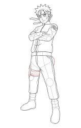 how to draw Naruto Uzumaki step by step || naruto drawing ... - Step 26