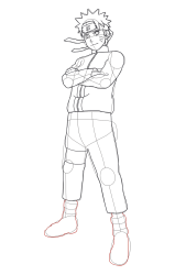 how to draw Naruto Uzumaki step by step || naruto drawing ... - Step 23