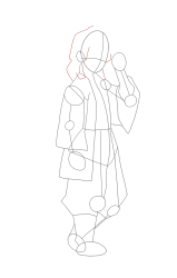 How to Draw Demon Slayer Characters - How to Draw Sabito - Step 13