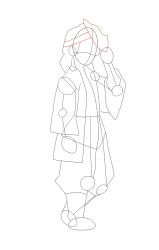 How to Draw Demon Slayer Characters - How to Draw Sabito - Step 14