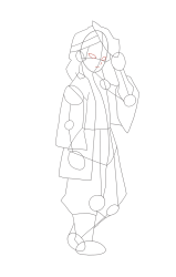 How to Draw Demon Slayer Characters - How to Draw Sabito - Step 15