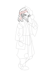 How to Draw Demon Slayer Characters - How to Draw Sabito - Step 20