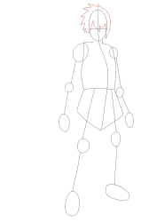 How to Draw Naruto Characters - Sasuke Uchiha - Step 9