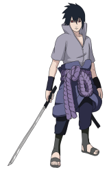 How to Draw Naruto Characters - Sasuke Uchiha - Step 34