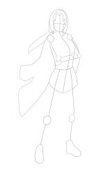 How To Draw Tsunade From Naruto - Step By Step Drawing - Step 9