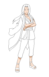 How To Draw Tsunade From Naruto - Step By Step Drawing - Step 26