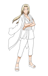 How To Draw Tsunade From Naruto - Step By Step Drawing - Step 27