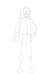 How to Draw Naruto Characters , madara uchiha - Step 11