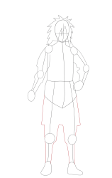 How to Draw Naruto Characters , madara uchiha - Step 12