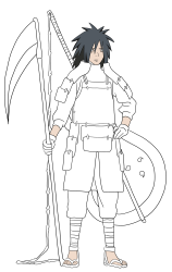 How to Draw Naruto Characters , madara uchiha - Step 37