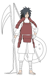 How to Draw Naruto Characters , madara uchiha - Step 40