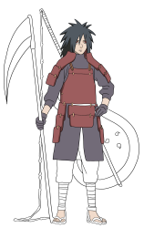 How to Draw Naruto Characters , madara uchiha - Step 41