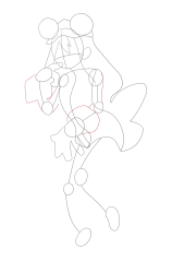 Drawing Tsuyu Asui from My Hero Academia - MHA - Step 12