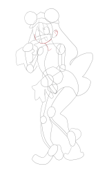 Drawing Tsuyu Asui from My Hero Academia - MHA - Step 16