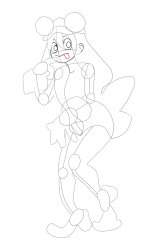 Drawing Tsuyu Asui from My Hero Academia - MHA - Step 18