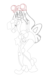 Drawing Tsuyu Asui from My Hero Academia - MHA - Step 20