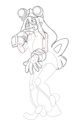 Drawing Tsuyu Asui from My Hero Academia - MHA - Step 23