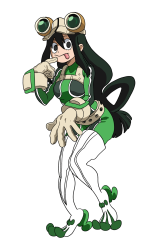 Drawing Tsuyu Asui from My Hero Academia - MHA - Step 43