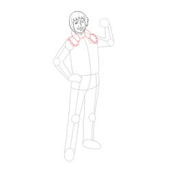 How to Draw Might Guy Step by Step - Step 15