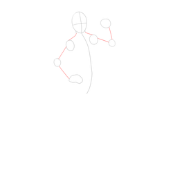 How to Draw Might Guy Step by Step - Step 4