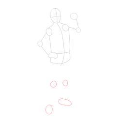 How to Draw Might Guy Step by Step - Step 6