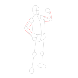 How to Draw Might Guy Step by Step - Step 8